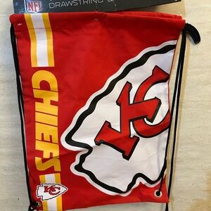 NFL Red and Gold Drawstring Bag New
